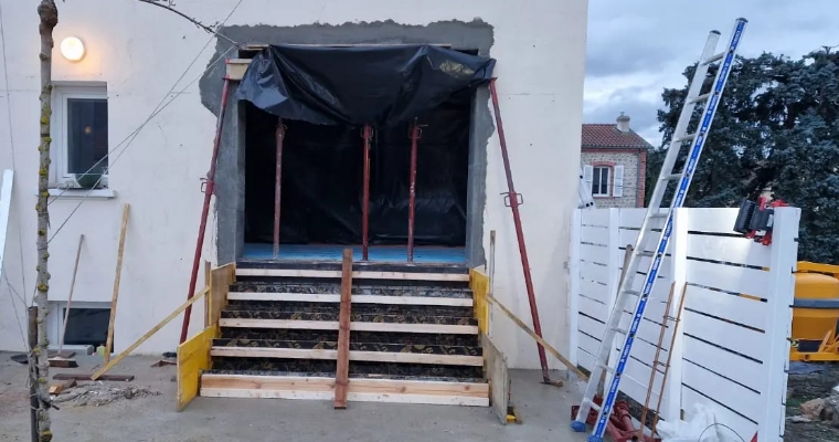 travaux d'agrandissement